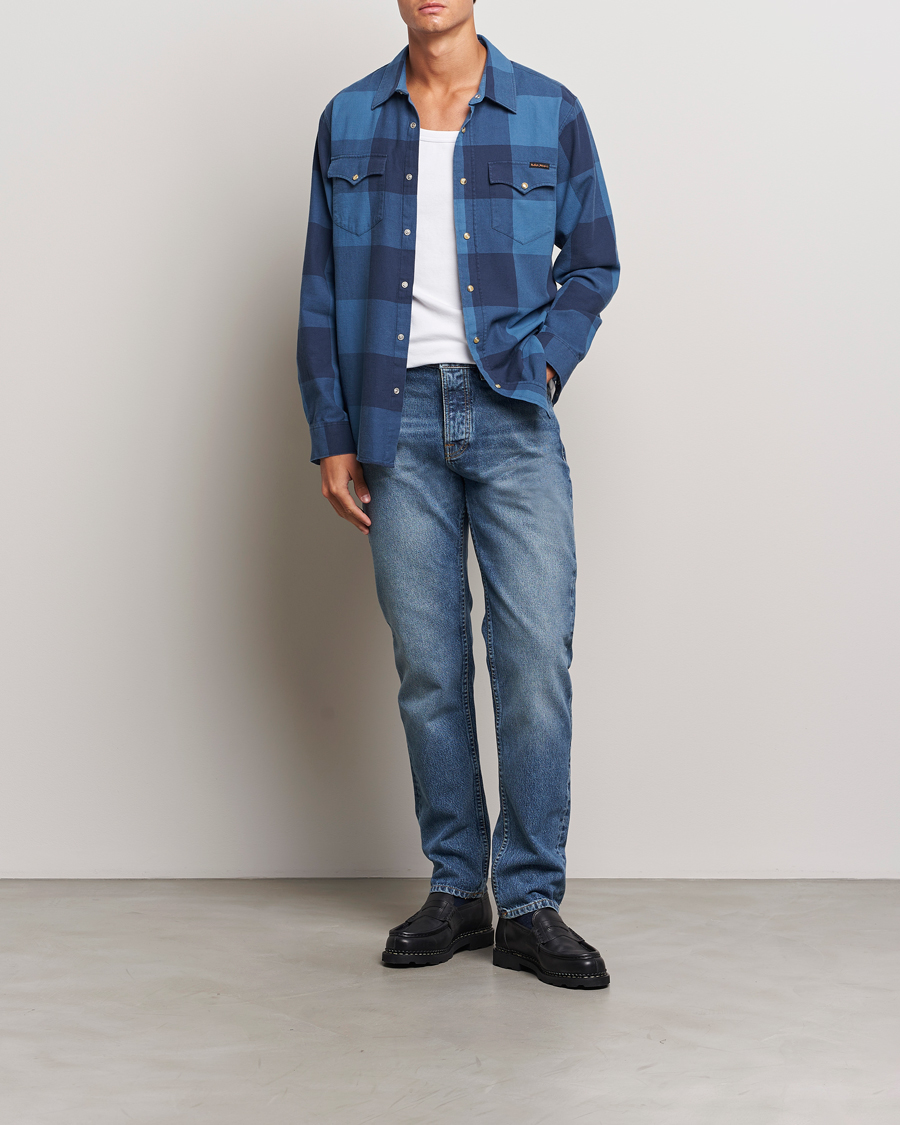 Homme | Pantalons | Nudie Jeans | Steady Eddie II Jeans Blue Haze