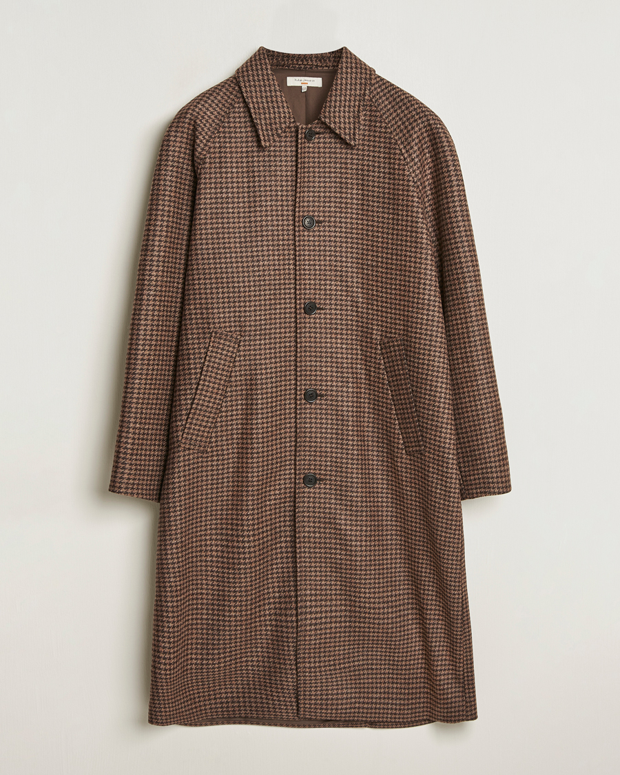 Homme | Manteaux Et Vestes | Nudie Jeans | Will Dogtooth Check Coat Brown