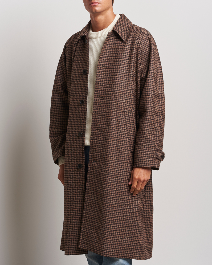 Homme | Manteaux Et Vestes | Nudie Jeans | Will Dogtooth Check Coat Brown