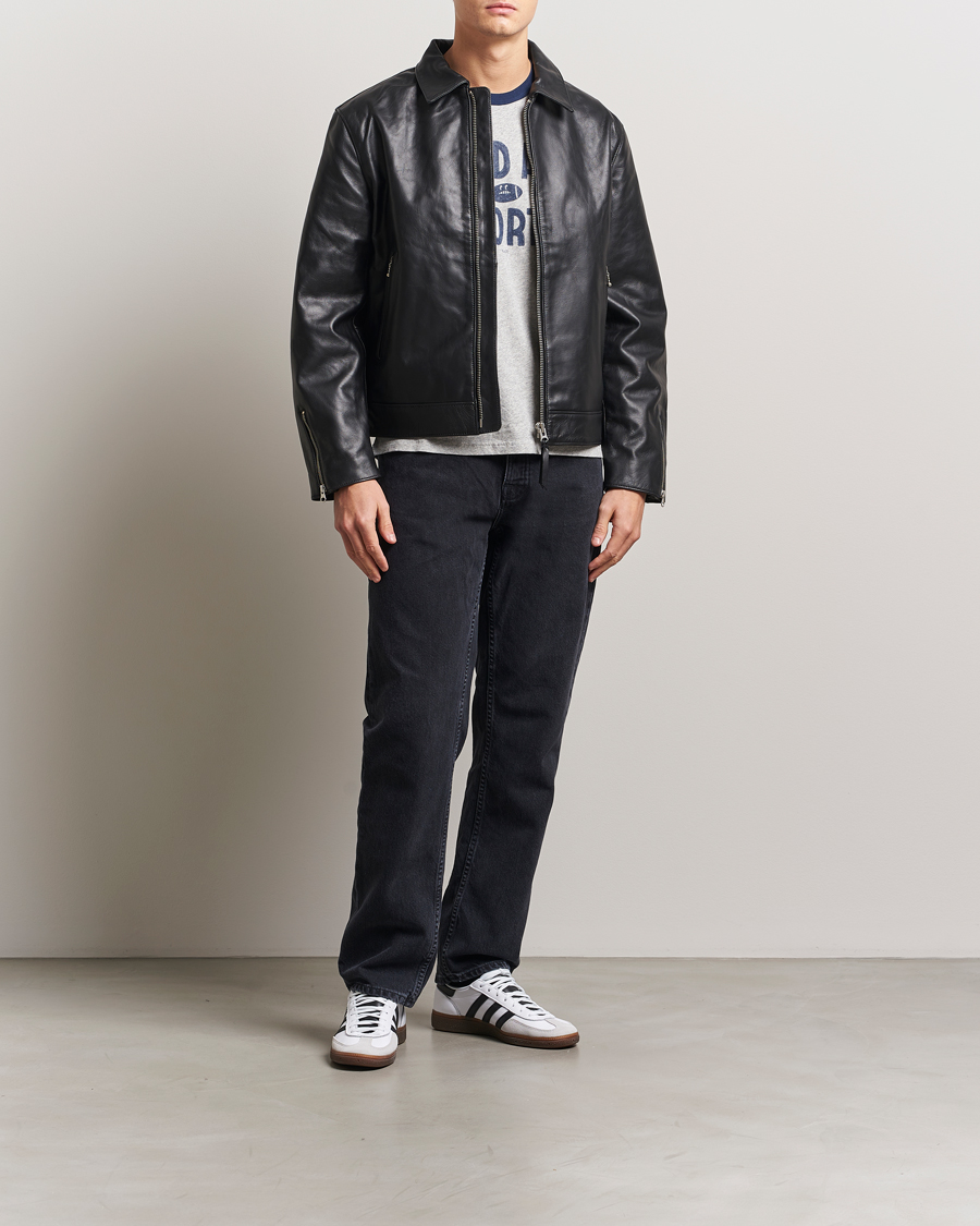 Homme | Manteaux Et Vestes | Nudie Jeans | Eddy Rider Leather Jacket Black
