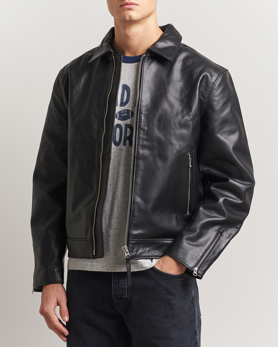 Homme | Manteaux Et Vestes | Nudie Jeans | Eddy Rider Leather Jacket Black