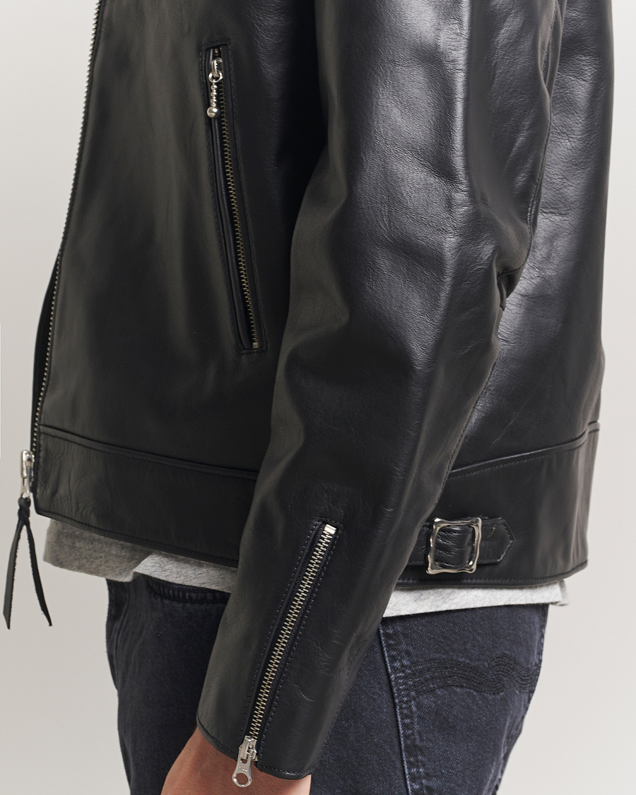 Homme | Manteaux Et Vestes | Nudie Jeans | Eddy Rider Leather Jacket Black