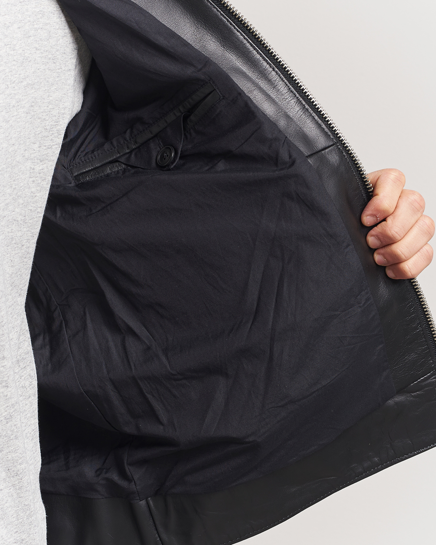 Homme | Manteaux Et Vestes | Nudie Jeans | Eddy Rider Leather Jacket Black
