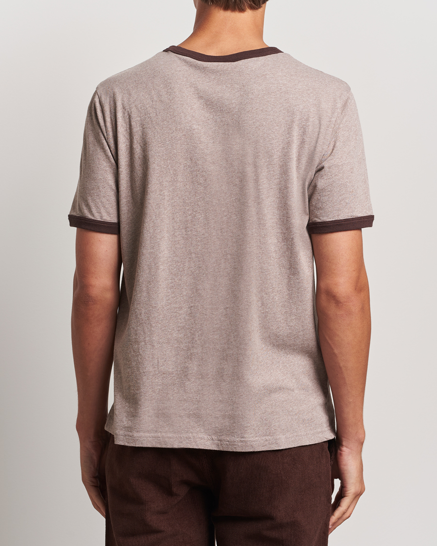 Homme | T-shirts | Nudie Jeans | Ricky Bad At Sport T-Shirt Beige Melange