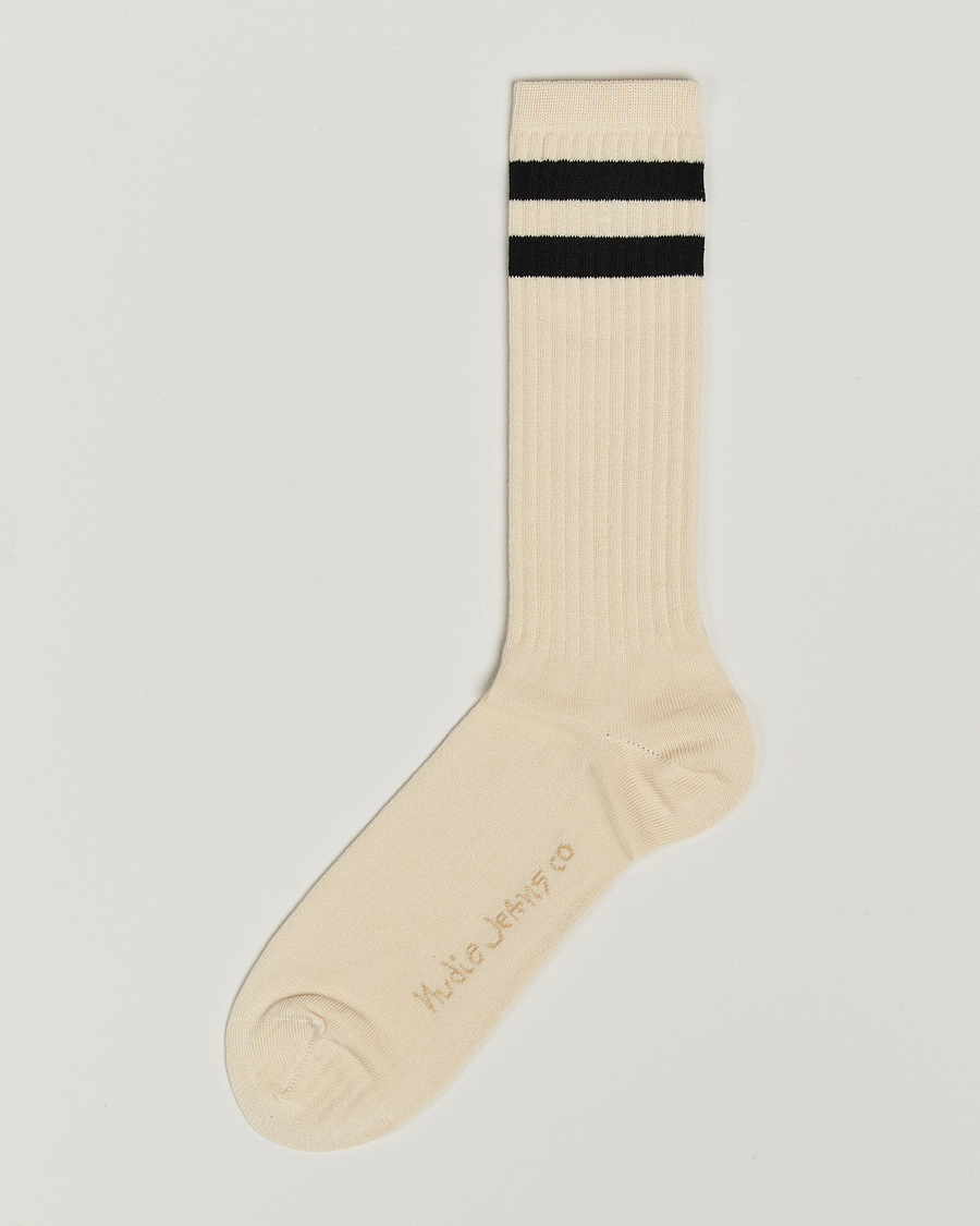 Homme | Sous-Vêtements Et Chaussettes | Nudie Jeans | Amundsson Tennis Socks Off White/Black