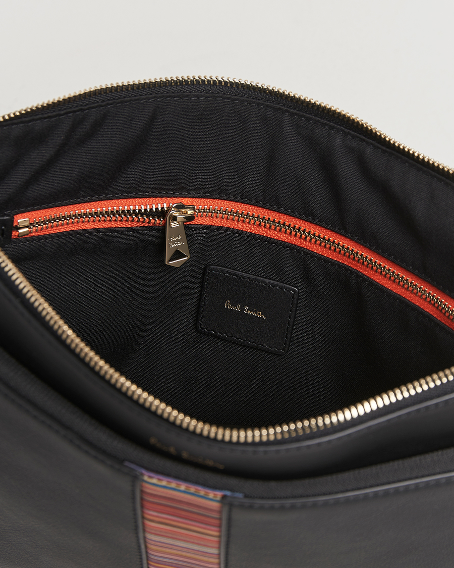 Homme | Paul Smith Leather Stripe Document Case Black | Paul Smith | Leather Stripe Document Case Black