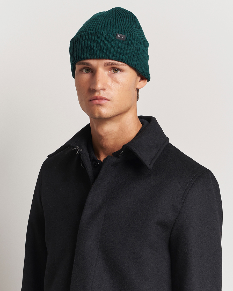 Homme | Paul Smith Cashmere Beanie Green | Paul Smith | Cashmere Beanie Green