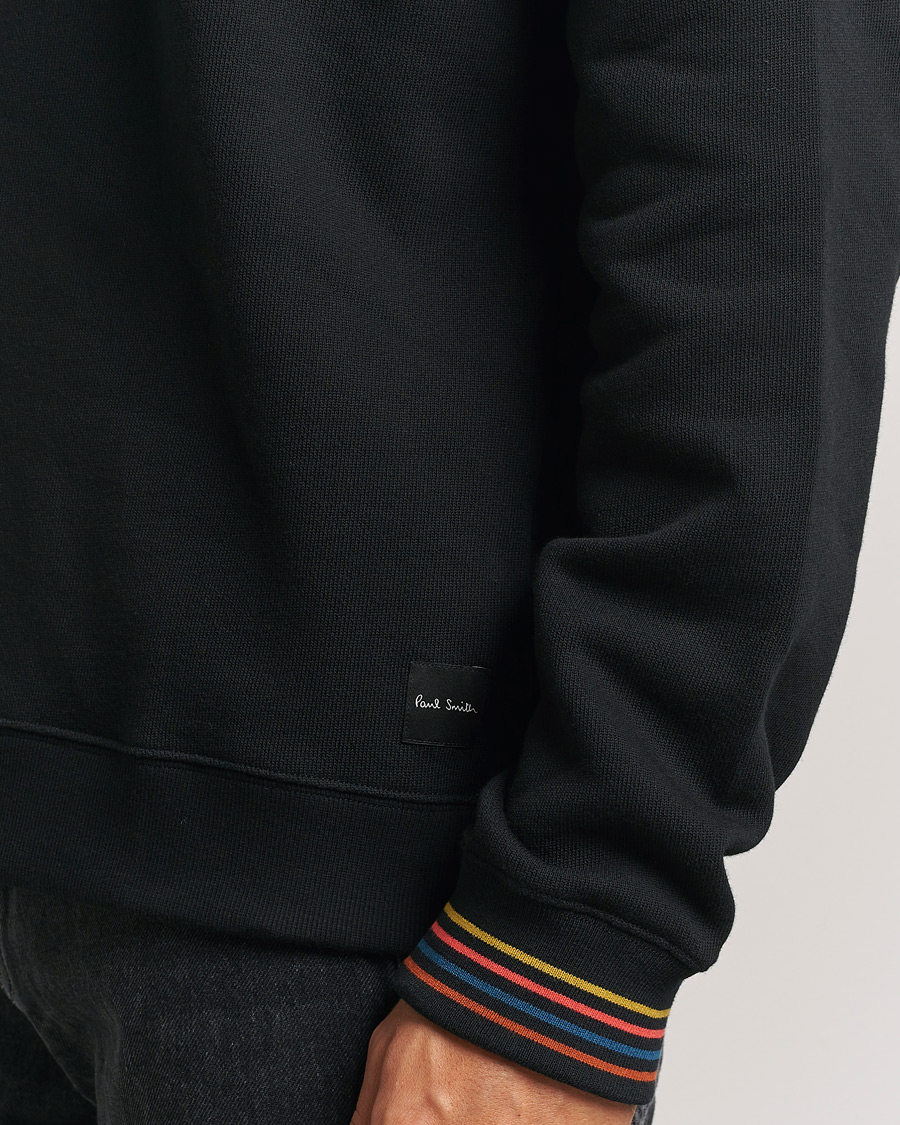 Homme | Pulls Et Tricots | Paul Smith | Artist Rib Crew Neck Sweatshirt Black
