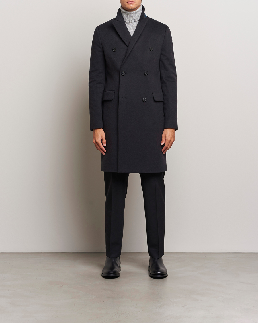Homme | Manteaux Et Vestes | Paul Smith | Wool/Cashmere Double Breasted Coat Black