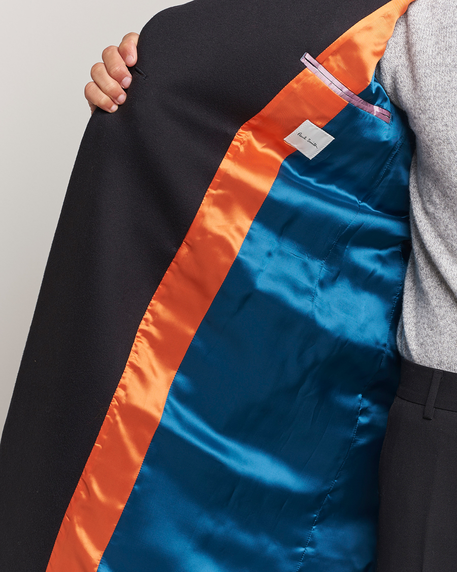 Homme | Manteaux Et Vestes | Paul Smith | Wool/Cashmere Double Breasted Coat Black