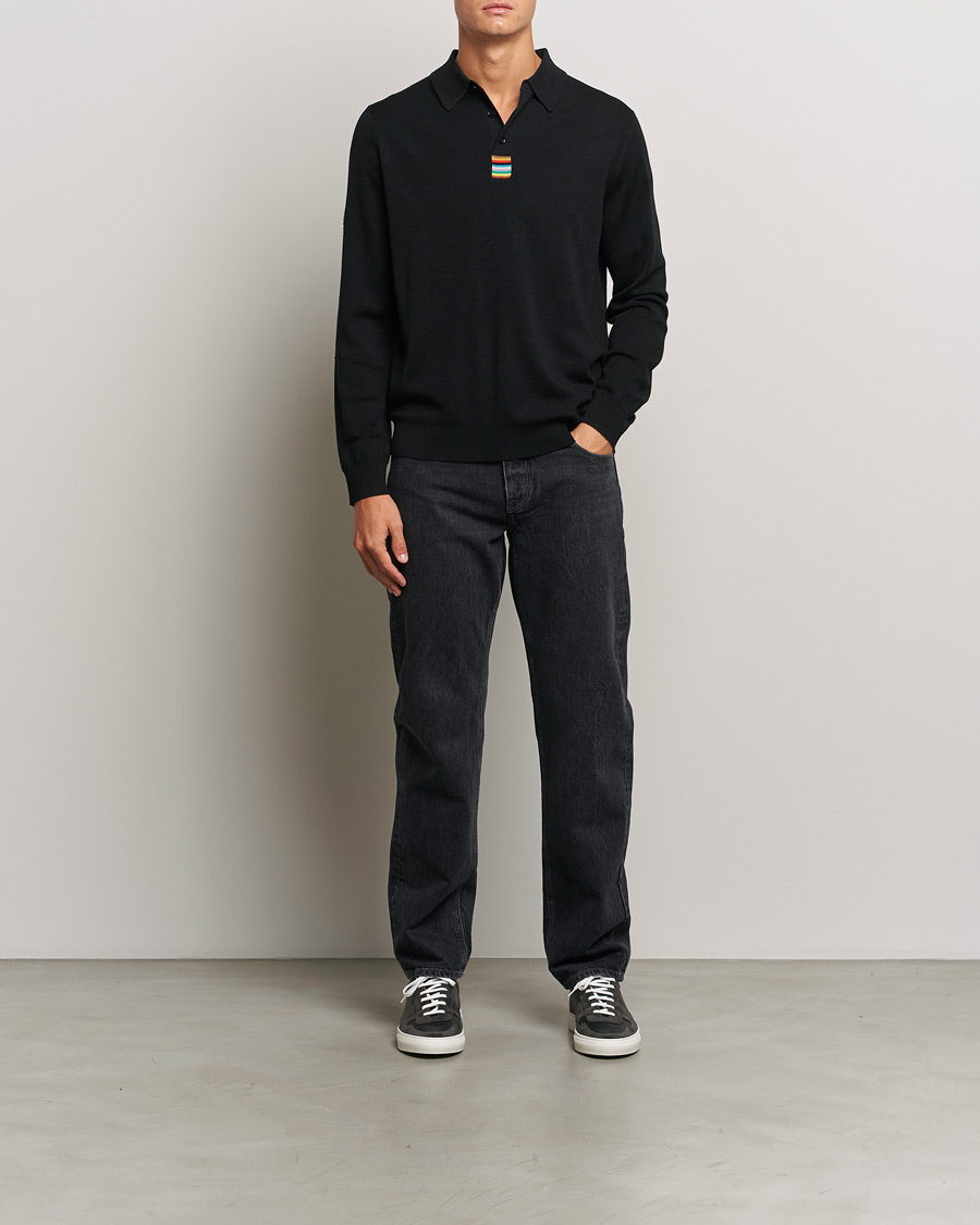 Homme | Pulls Et Tricots | Paul Smith | Merino Knitted Polo Black