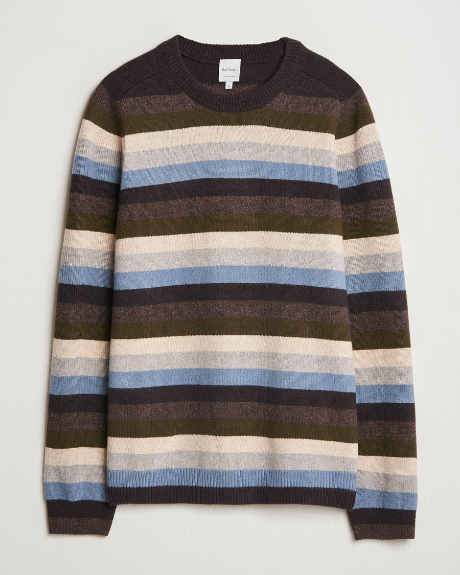 Homme | Pulls Et Tricots | Paul Smith | Striped Lambswool Knitted Sweater Multi