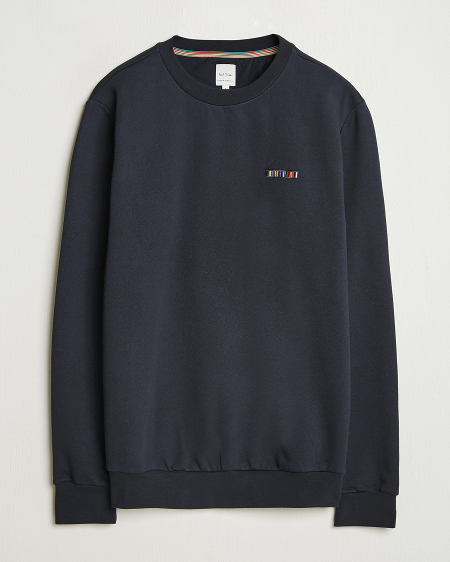 Homme | Pulls Et Tricots | Paul Smith | Embroidery Crew Neck Sweatshirt Navy