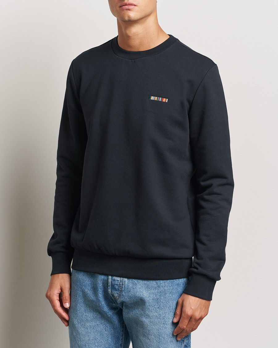 Homme | Pulls Et Tricots | Paul Smith | Embroidery Crew Neck Sweatshirt Navy