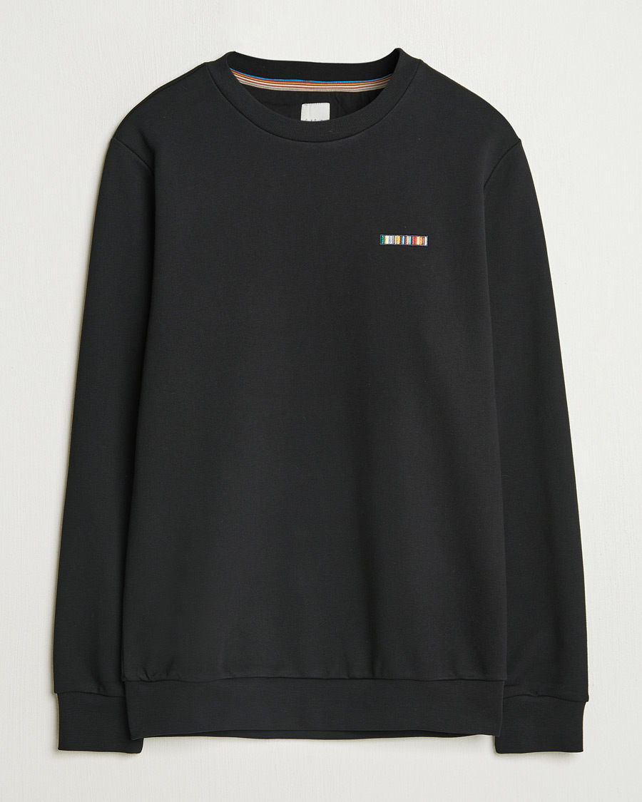 Homme | Pulls Et Tricots | Paul Smith | Embroidery Crew Neck Sweatshirt Black