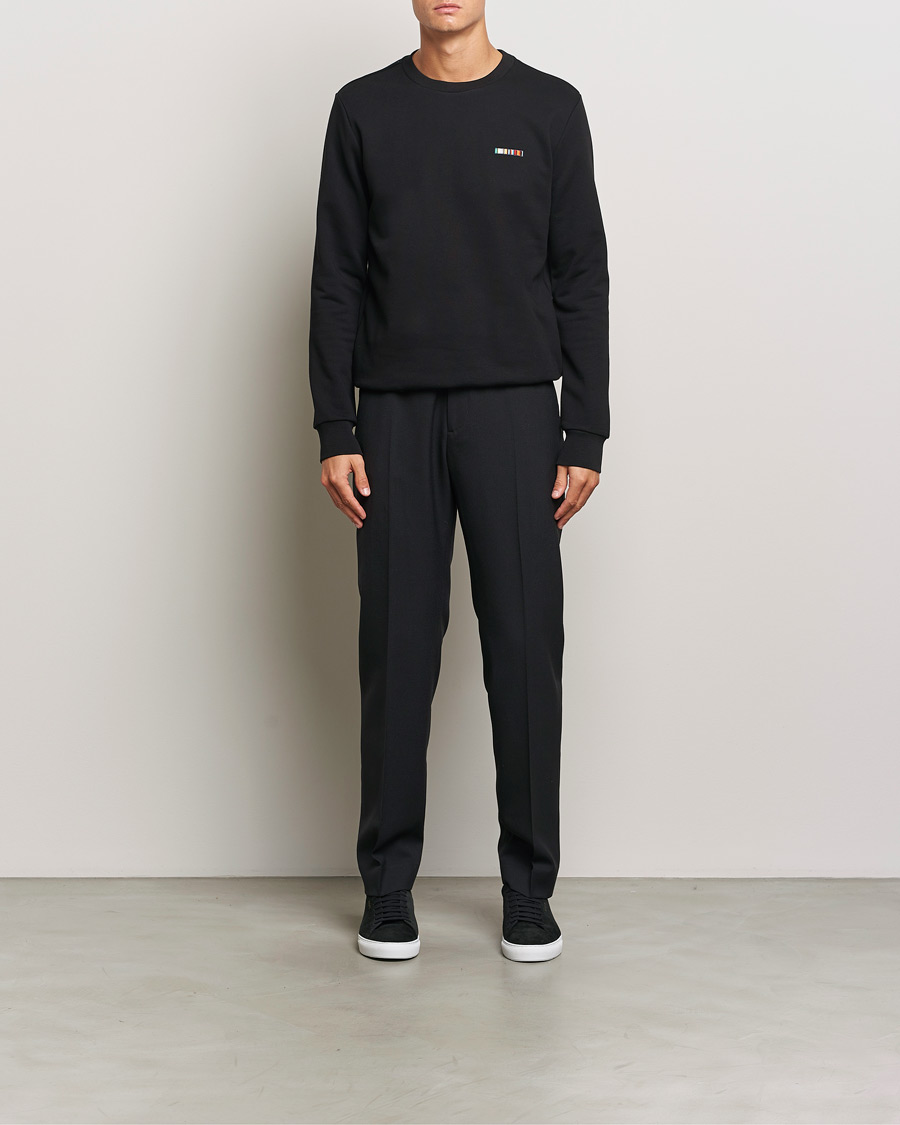 Homme | Pulls Et Tricots | Paul Smith | Embroidery Crew Neck Sweatshirt Black