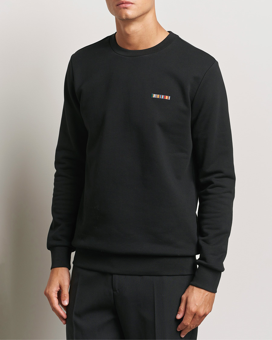 Homme | Pulls Et Tricots | Paul Smith | Embroidery Crew Neck Sweatshirt Black