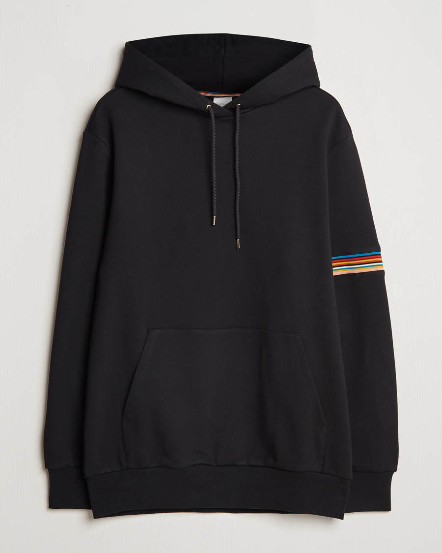 Homme | Pulls Et Tricots | Paul Smith | Striped Arm Hoodie Black