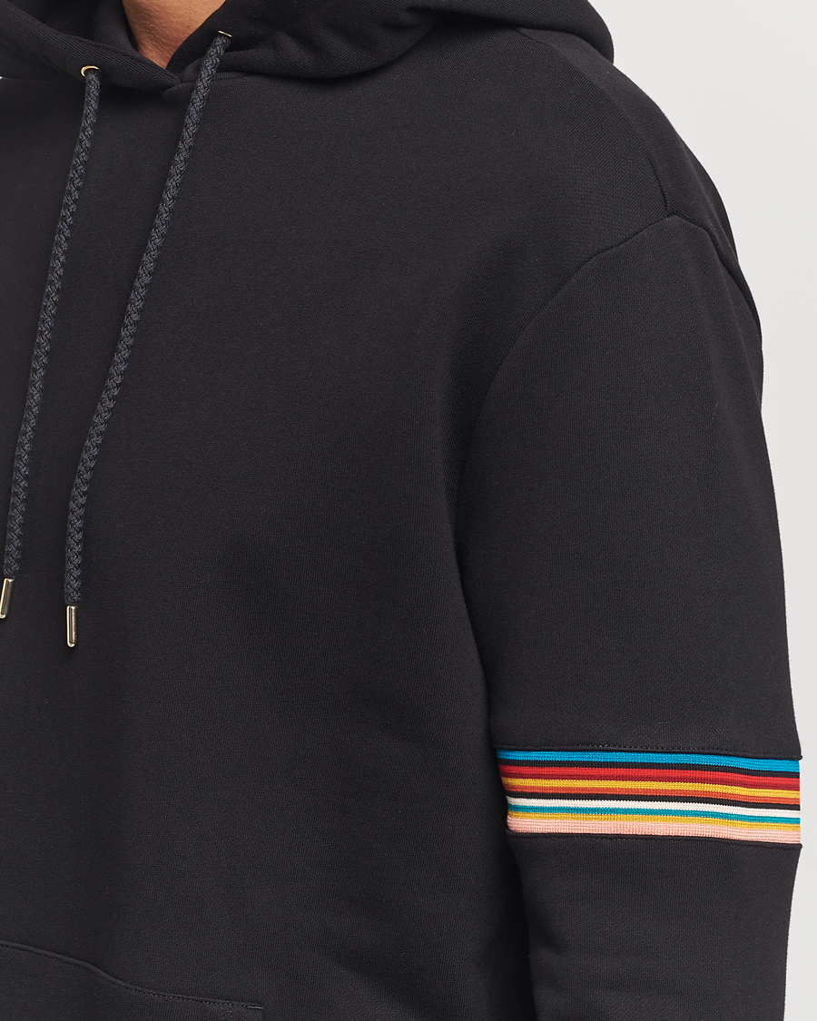 Homme | Pulls Et Tricots | Paul Smith | Striped Arm Hoodie Black