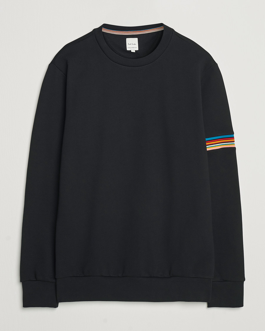 Homme | Pulls Et Tricots | Paul Smith | Striped Arm Sweatshirt Black