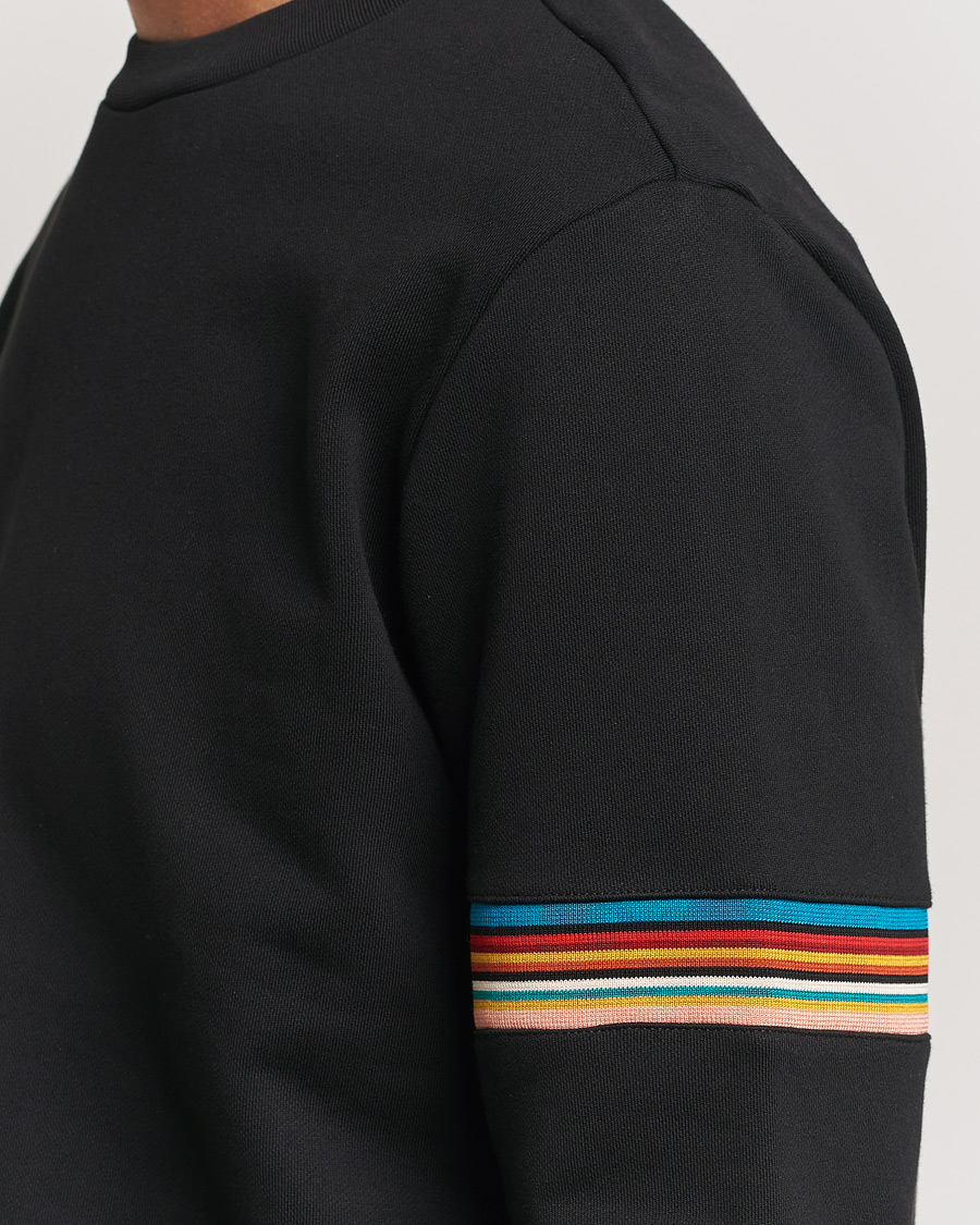 Homme | Pulls Et Tricots | Paul Smith | Striped Arm Sweatshirt Black