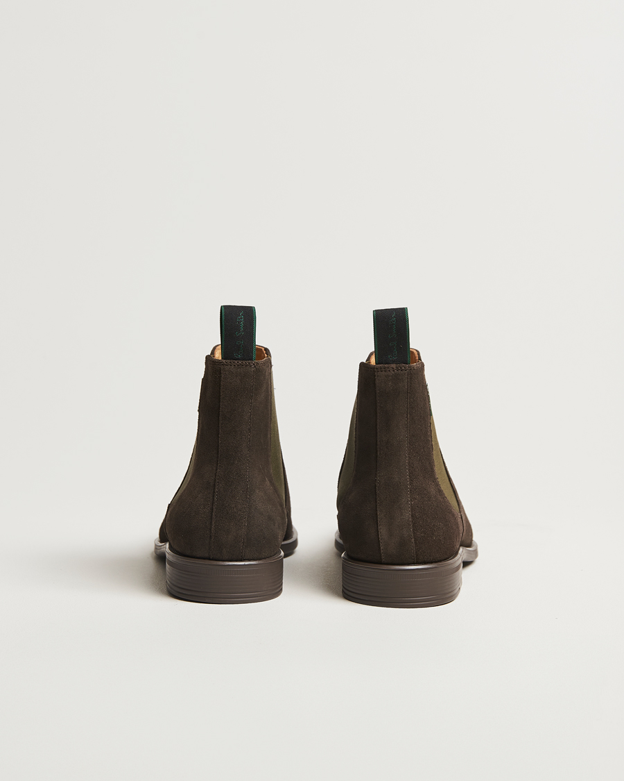 Homme | PS Paul Smith Cedric Suede Chelsea Boot Dark Brown | PS Paul Smith | Cedric Suede Chelsea Boot Dark Brown