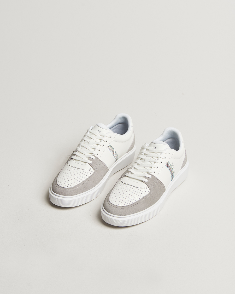 Homme | PS Paul Smith Tyne Two Tone Sneaker White/Beige | PS Paul Smith | Tyne Two Tone Sneaker White/Beige