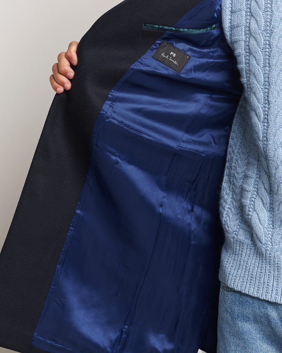 Homme | Manteaux Et Vestes | PS Paul Smith | Wool Coat Navy