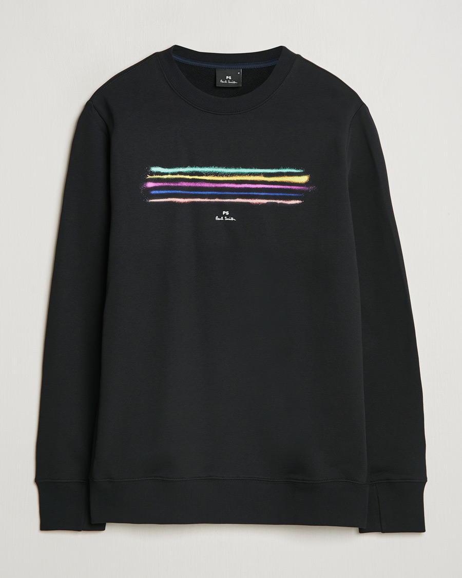 Homme | Pulls Et Tricots | PS Paul Smith | Zebra Crew Neck Sweatshirt Black