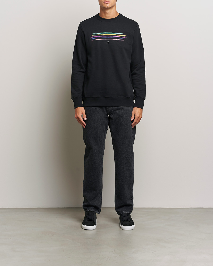 Homme | Pulls Et Tricots | PS Paul Smith | Zebra Crew Neck Sweatshirt Black