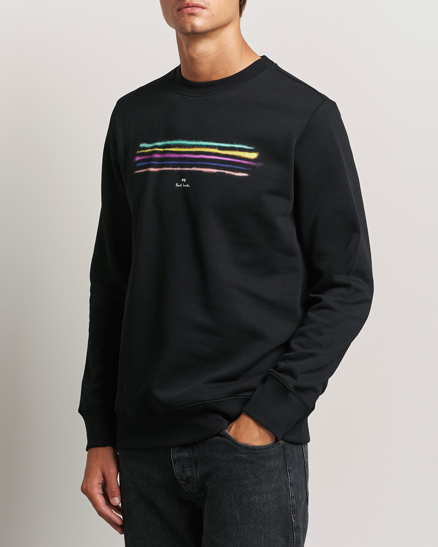Homme | Pulls Et Tricots | PS Paul Smith | Zebra Crew Neck Sweatshirt Black