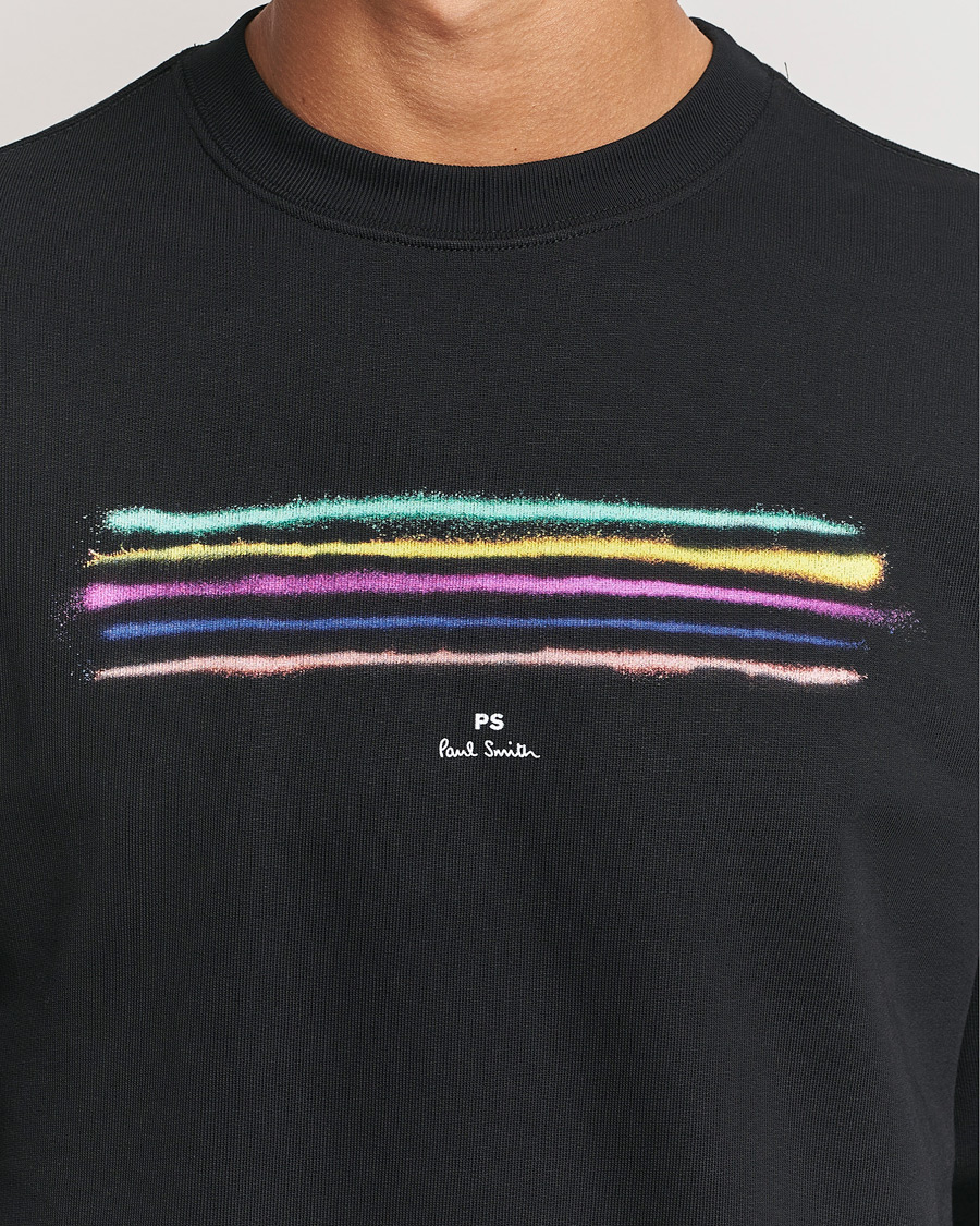 Homme | Pulls Et Tricots | PS Paul Smith | Zebra Crew Neck Sweatshirt Black