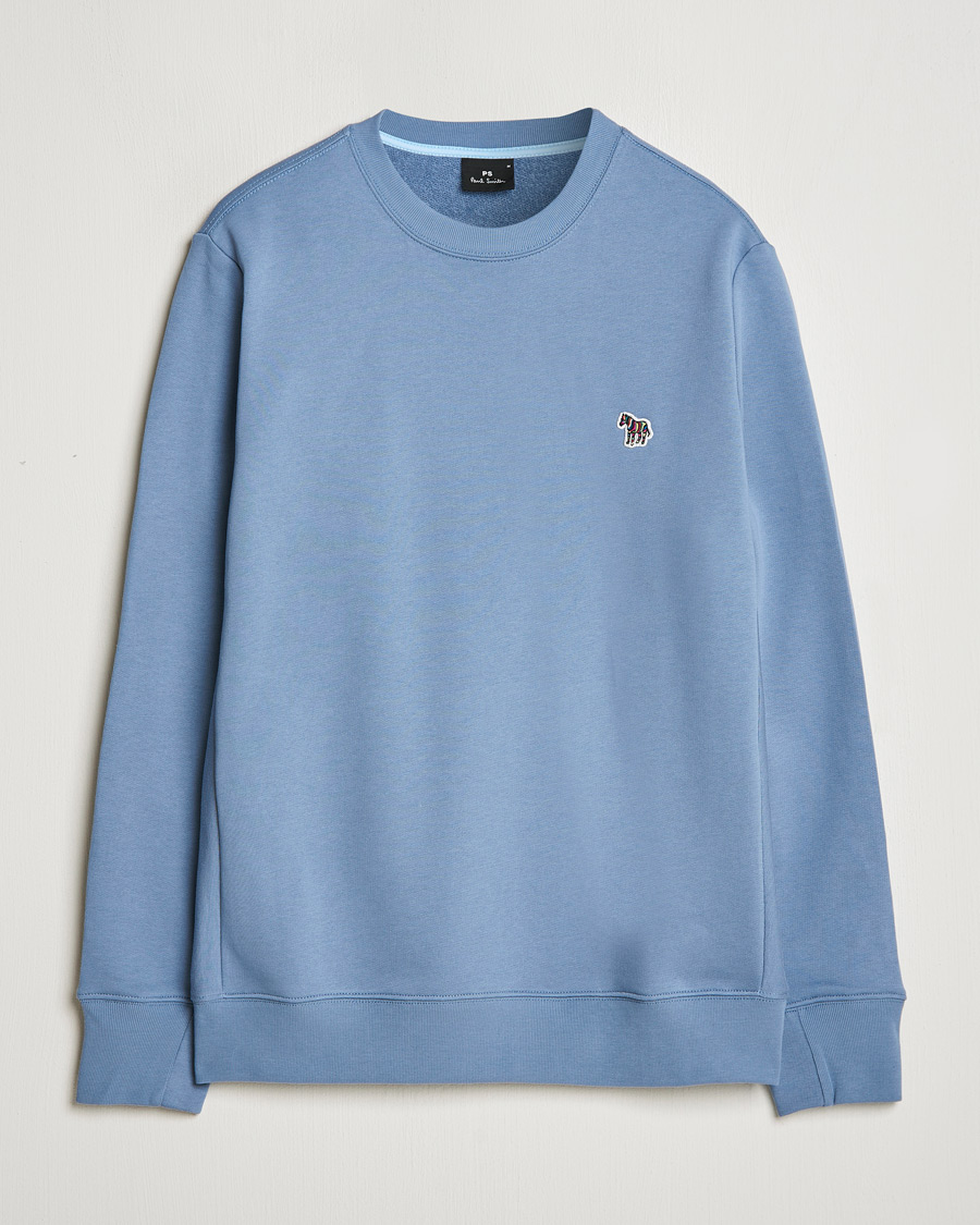 Homme | Pulls Et Tricots | PS Paul Smith | Zebra Organic Cotton Sweatshirt Blue