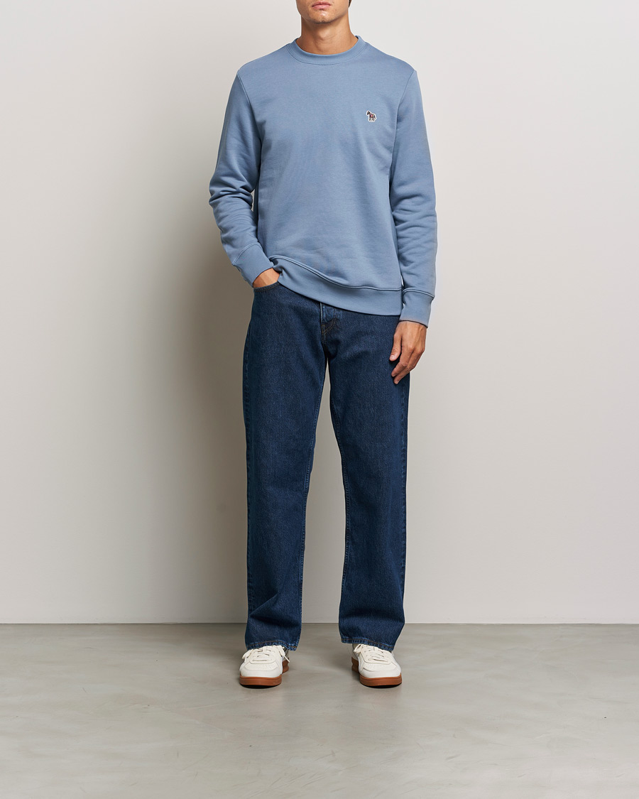 Homme | Pulls Et Tricots | PS Paul Smith | Zebra Organic Cotton Sweatshirt Blue