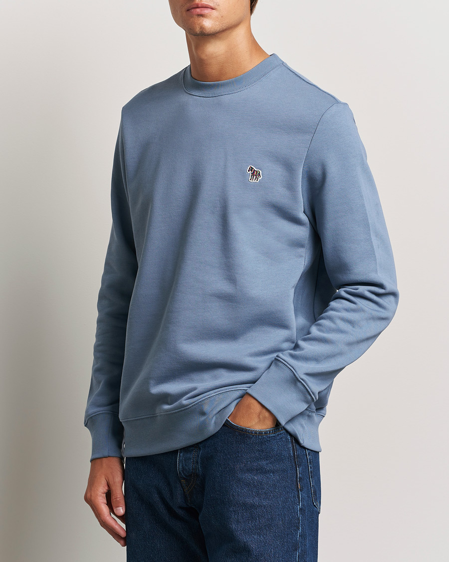 Homme | Pulls Et Tricots | PS Paul Smith | Zebra Organic Cotton Sweatshirt Blue