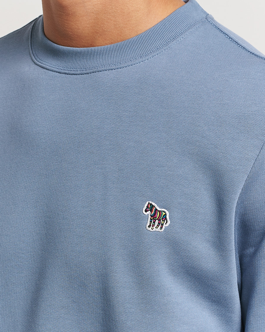 Homme | Pulls Et Tricots | PS Paul Smith | Zebra Organic Cotton Sweatshirt Blue