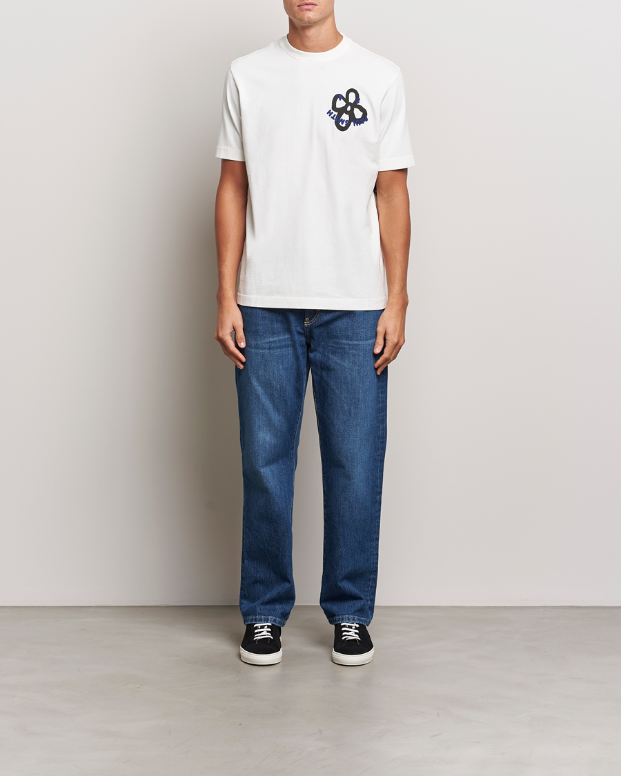 Homme | T-shirts | PS Paul Smith | Happy Flower Crew Neck T-Shirt White