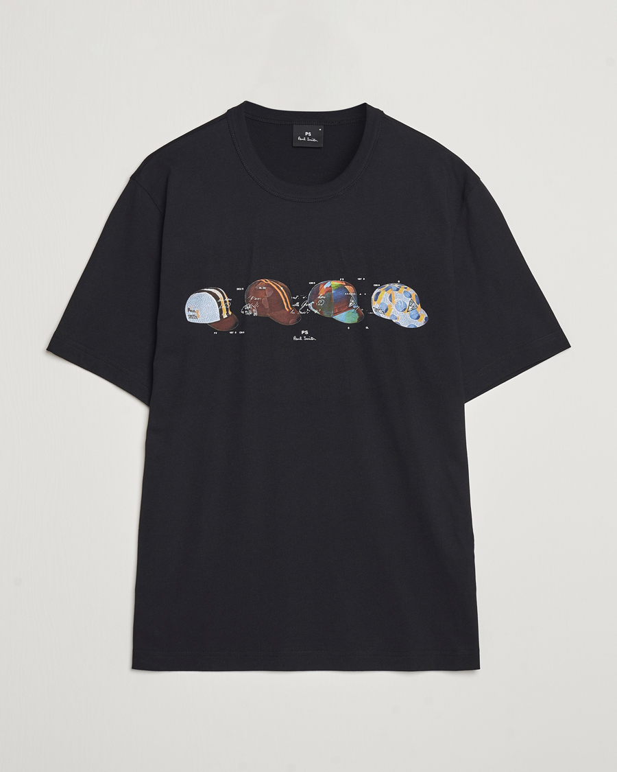 Homme | T-shirts | PS Paul Smith | Cycling Caps Crew Neck T-Shirt Black