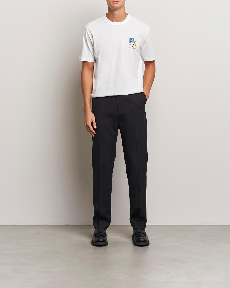 Homme | T-shirts | PS Paul Smith | PS Zebra Crew Neck T-Shirt White