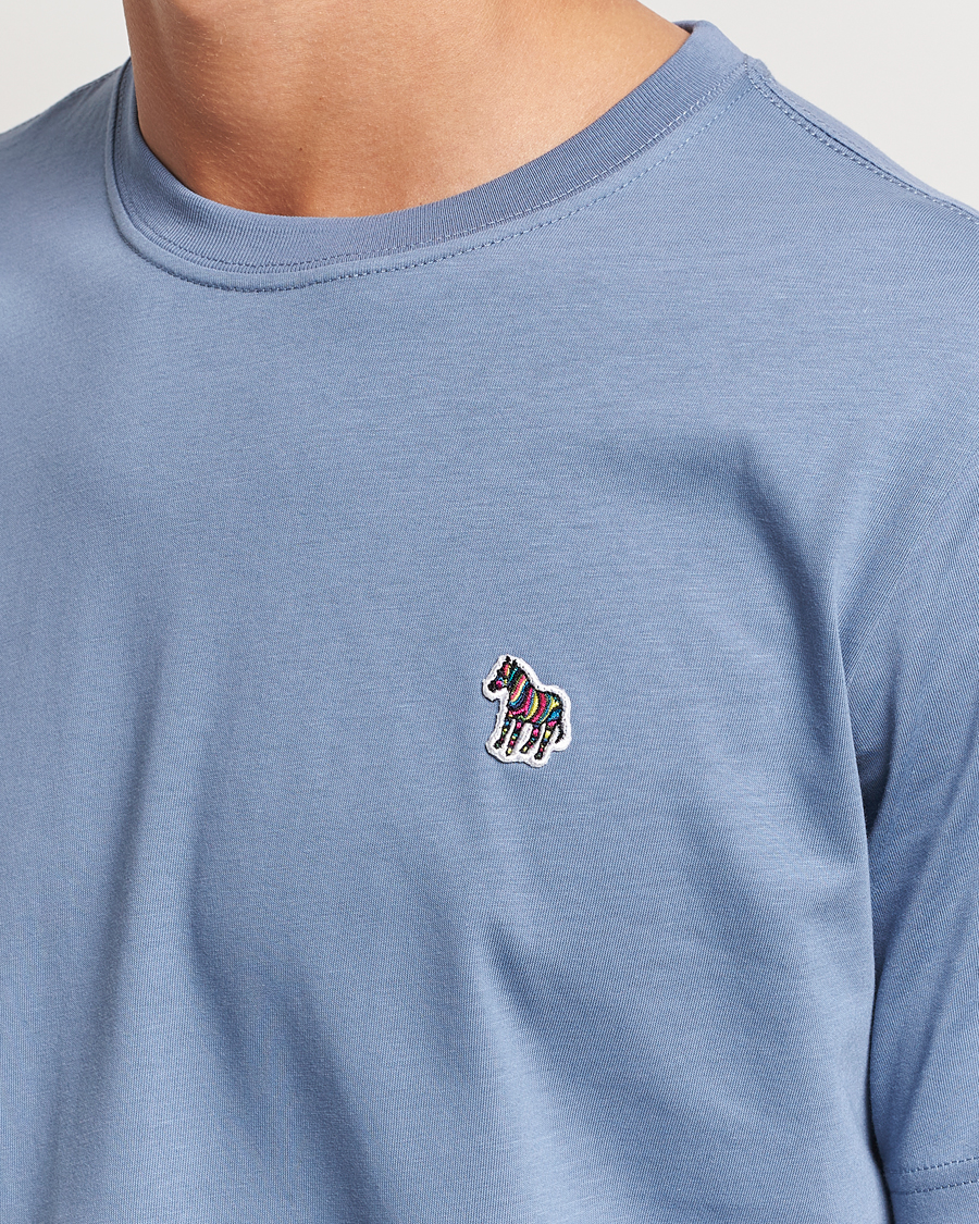 Homme | T-shirts | PS Paul Smith | Organic Cotton Zebra T-Shirt Blue
