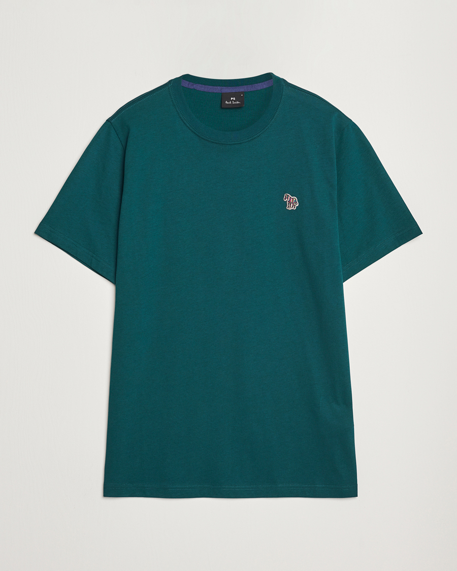 Homme | T-shirts | PS Paul Smith | Organic Cotton Zebra T-Shirt Green