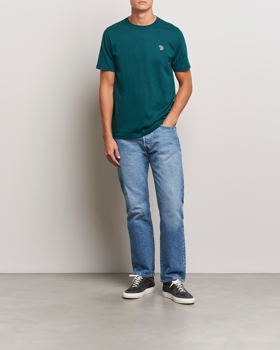 Homme | T-shirts | PS Paul Smith | Organic Cotton Zebra T-Shirt Green