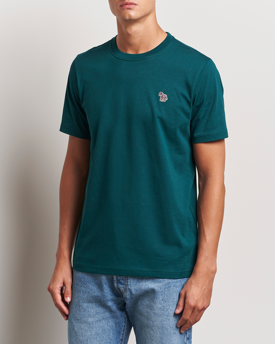 Homme | T-shirts | PS Paul Smith | Organic Cotton Zebra T-Shirt Green