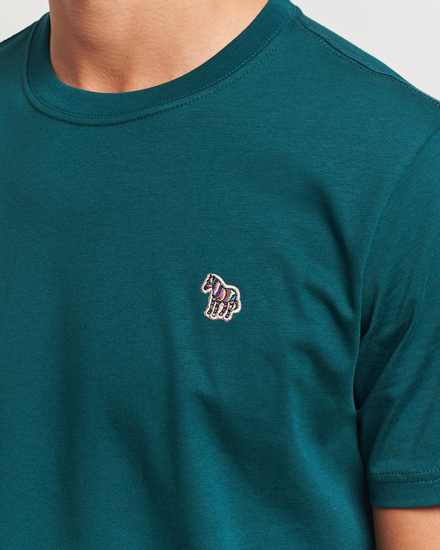 Homme | T-shirts | PS Paul Smith | Organic Cotton Zebra T-Shirt Green