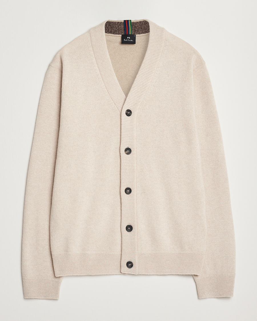 Homme | Pulls Et Tricots | PS Paul Smith | Merino Wool Cardigan Off White