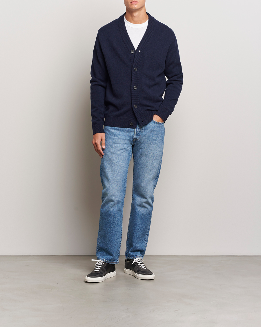 Homme | Pulls Et Tricots | PS Paul Smith | Merino Wool Cardigan Navy