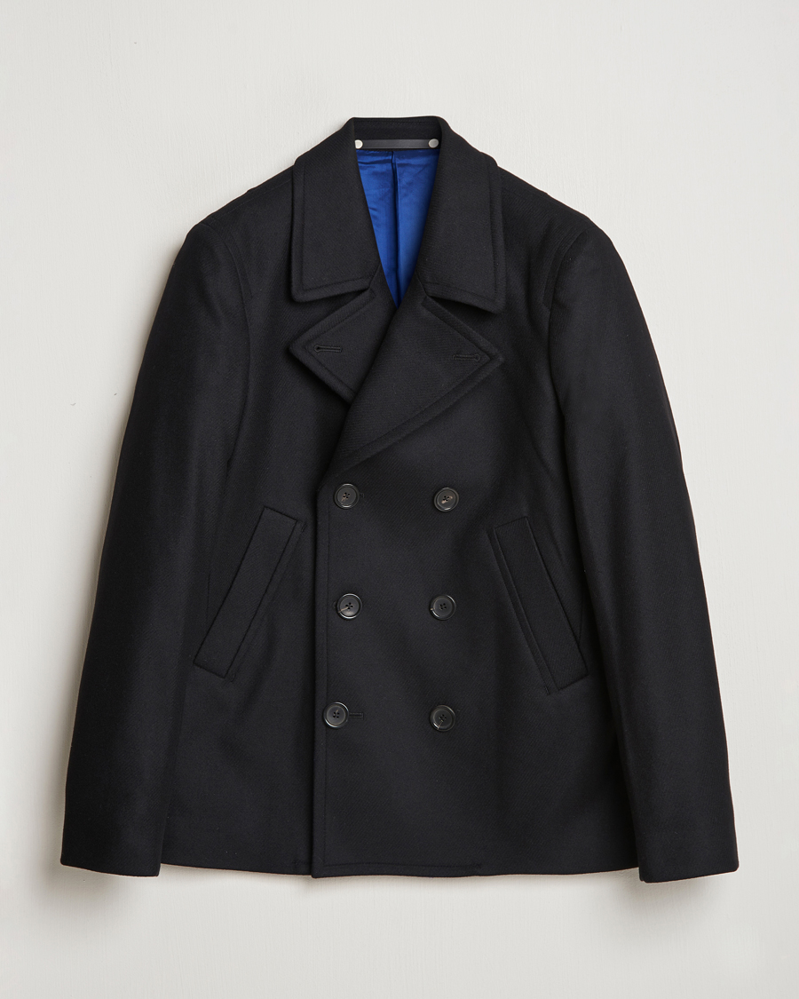Homme | Manteaux Et Vestes | PS Paul Smith | Wool Peacoat Black