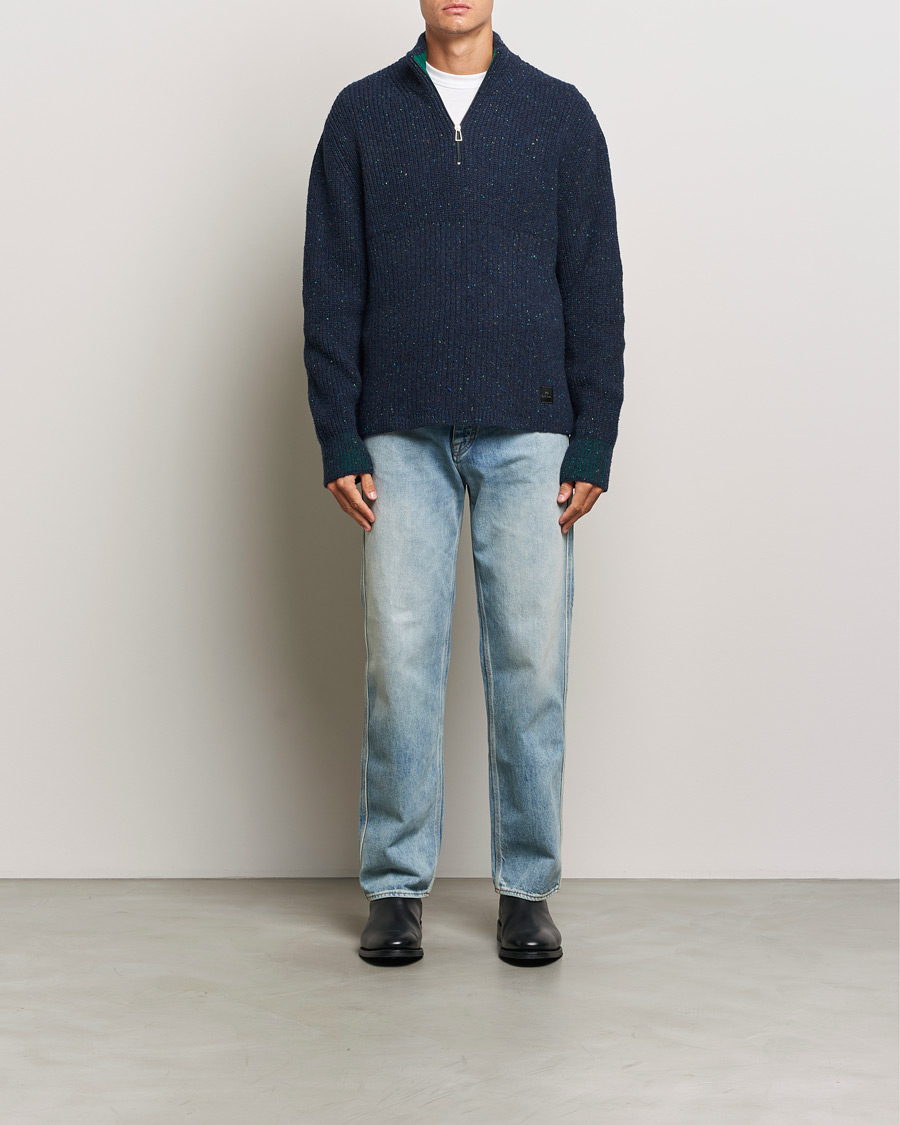 Homme | Pulls Et Tricots | PS Paul Smith | Wool Half Zip Navy