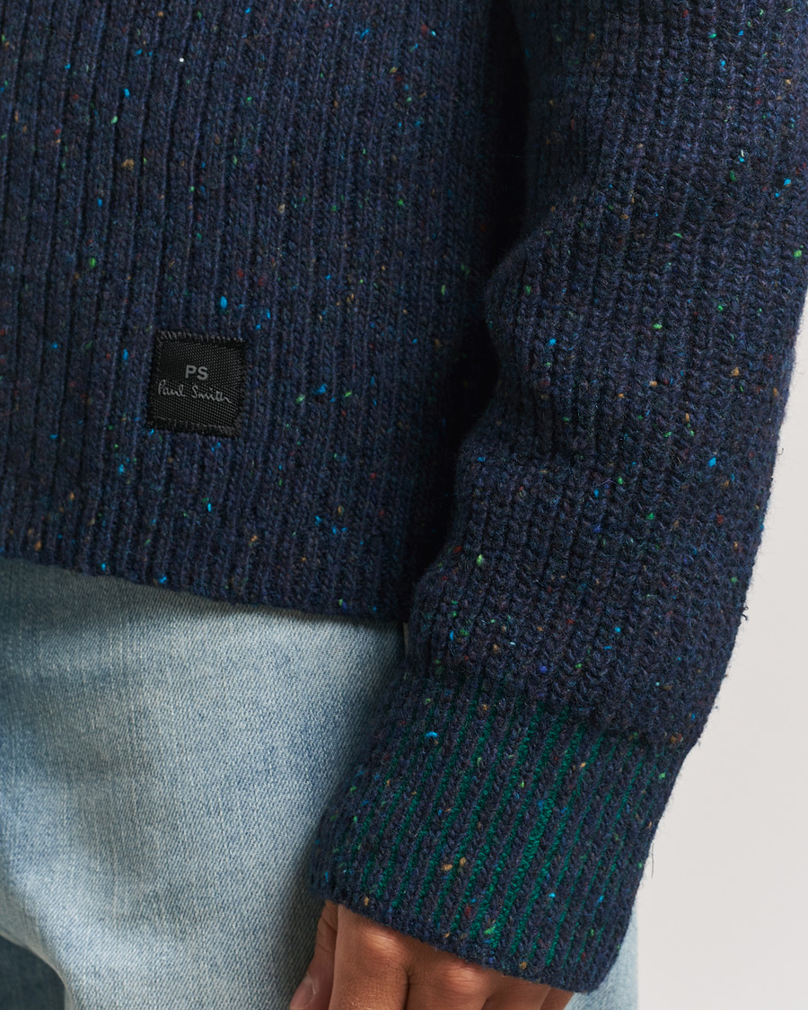 Homme | Pulls Et Tricots | PS Paul Smith | Wool Half Zip Navy