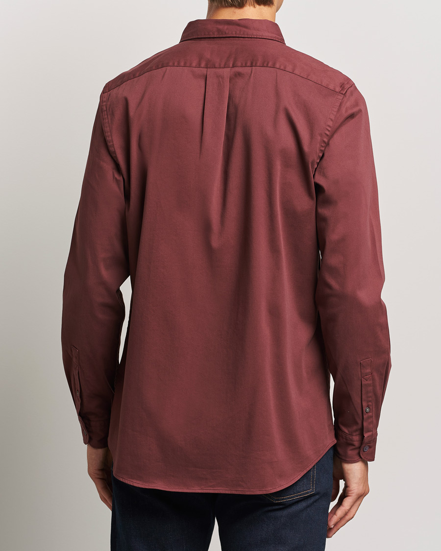 Homme | Chemises | PS Paul Smith | Regular Fit Cotton Shirt Dark Red